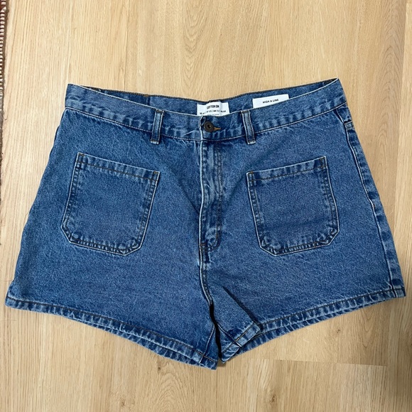 Cotton On Pants - Cotton:On High A Line Jean Shorts